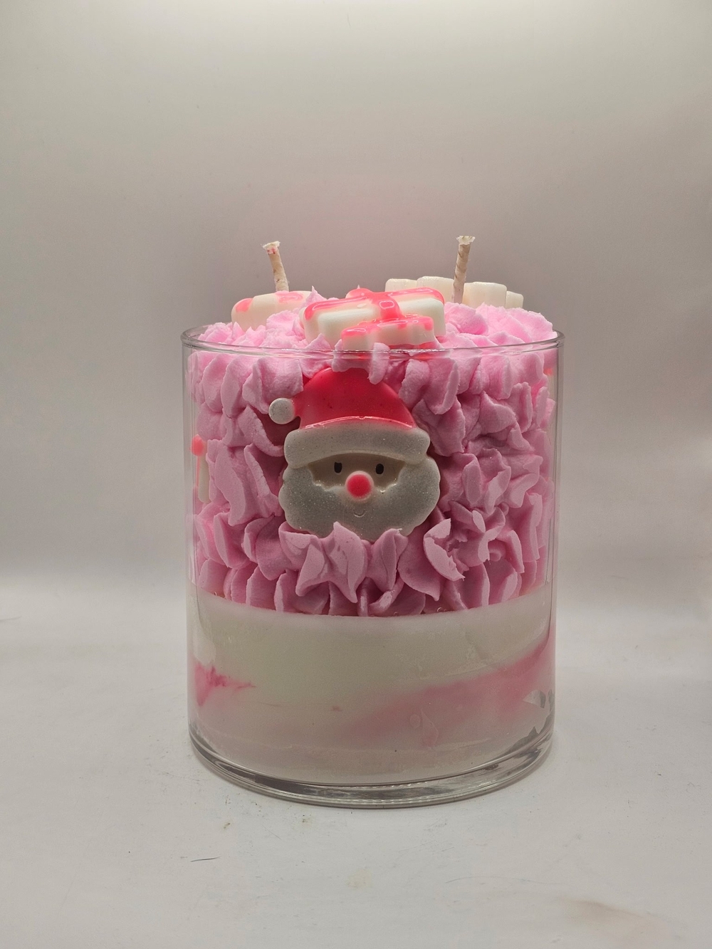Pink Santa Candle - Picture 3 of 5